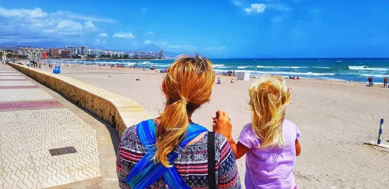Playa El Campello, cerca de Alicante