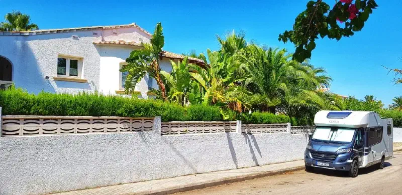 En casa del abuelo, en Dénia