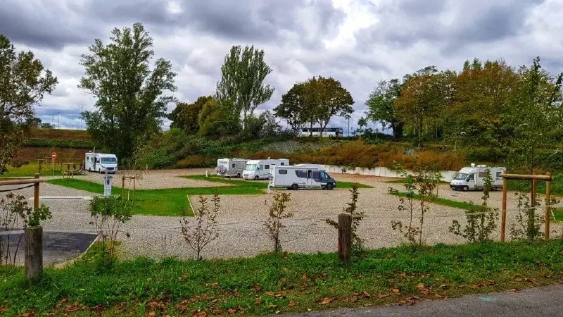 Aparcamiento para caravanas residenciales